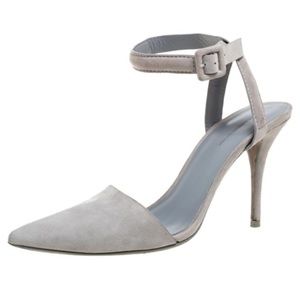 Alexander Wang Grey Suede Lovisa Heels